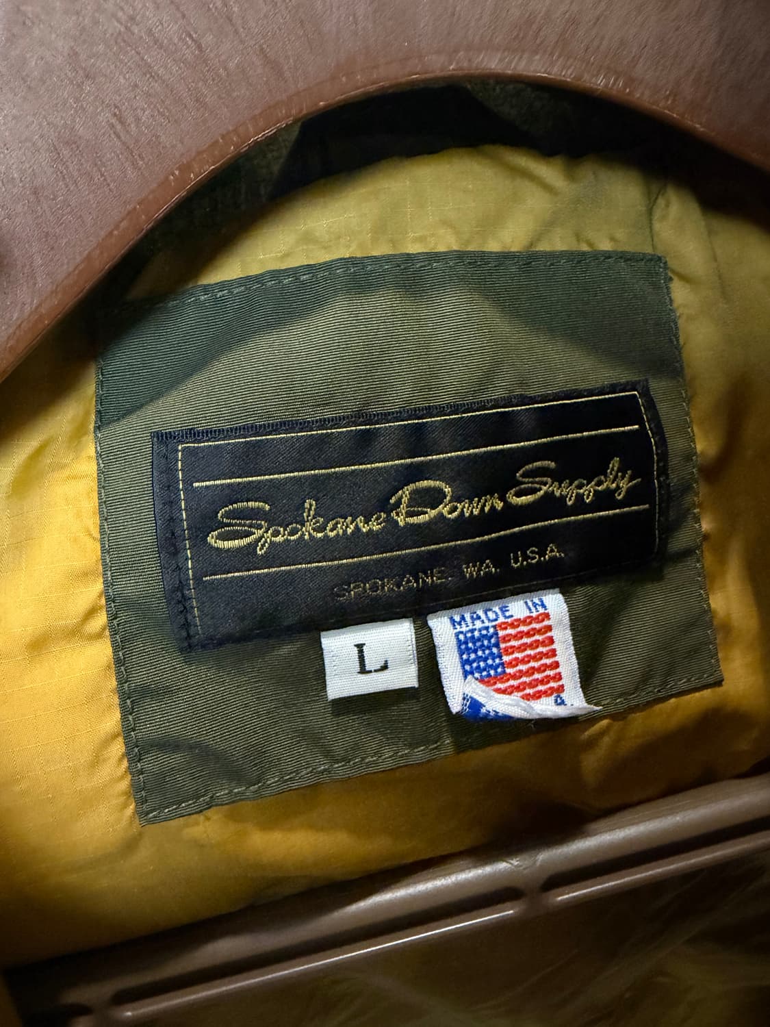 90s usa spokane down supply 다운 라이너 자켓 상품이미지5