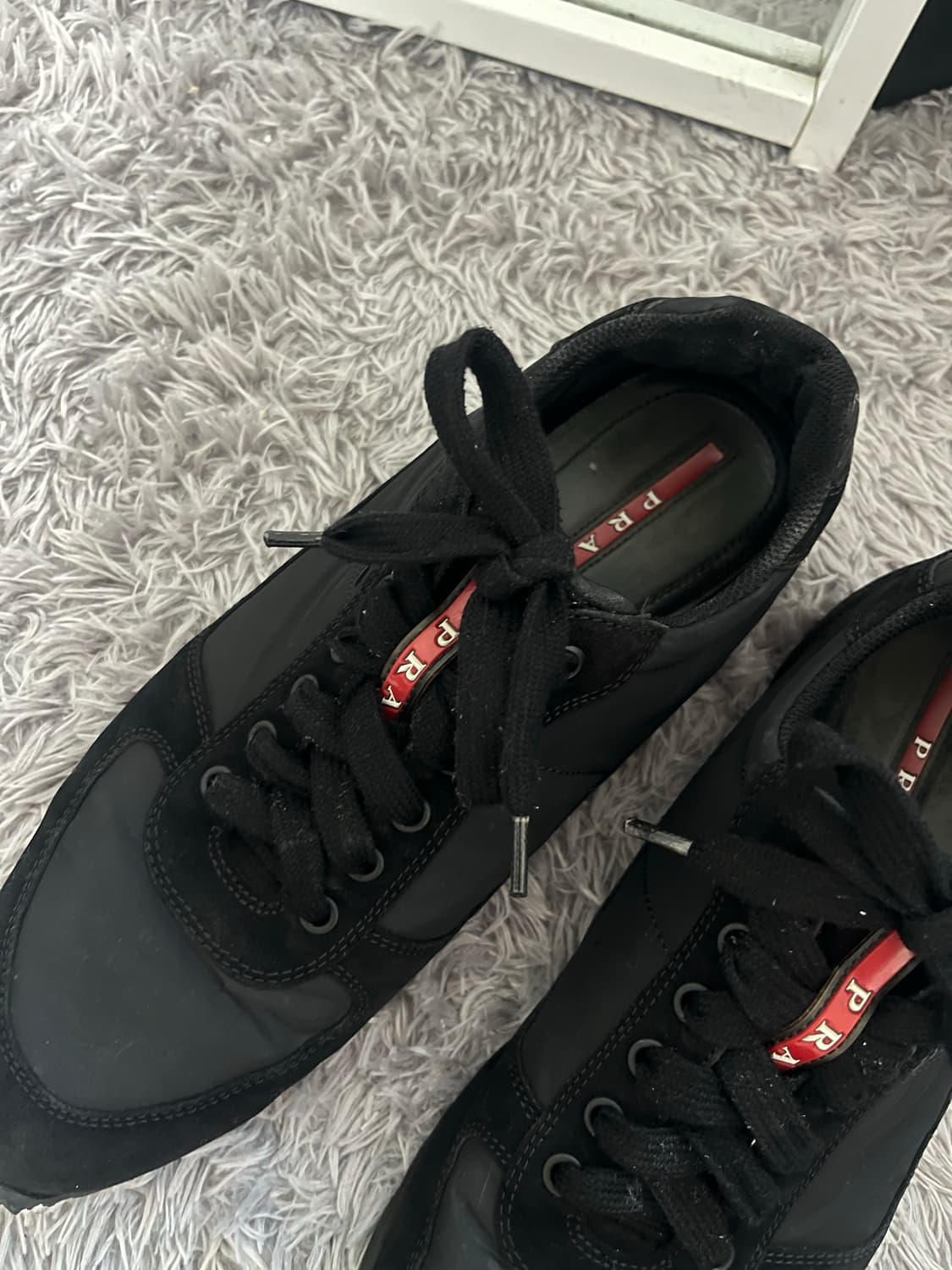 (8/270) 프라다 스포츠 러너 스니커즈 블랙 상품이미지3