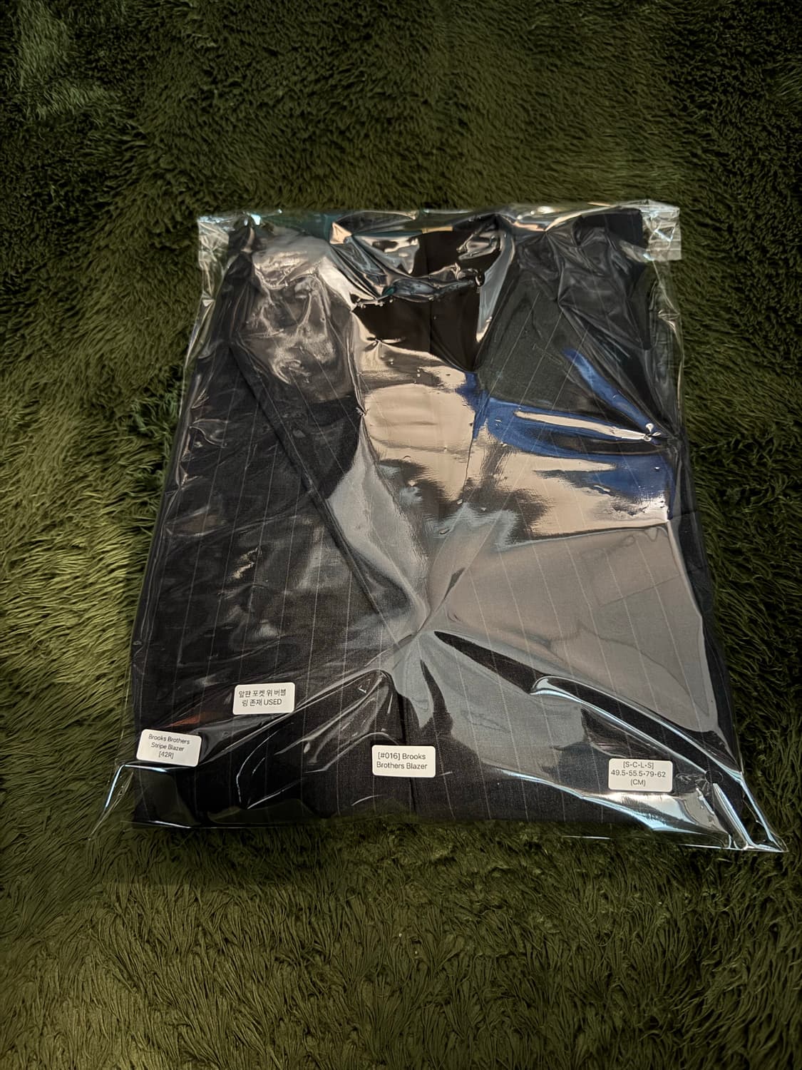 [42R] 브룩스 브라더스 346 stretch 스트라이프 블레이저 상품이미지10