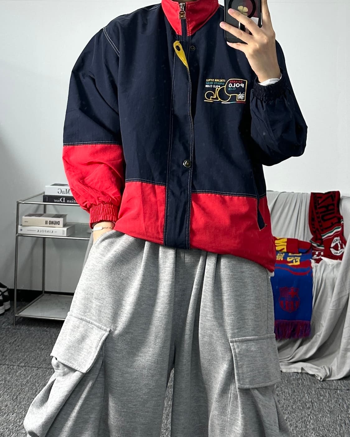 폴로 클럽 90s 올드스쿨 자켓 M 상품이미지3