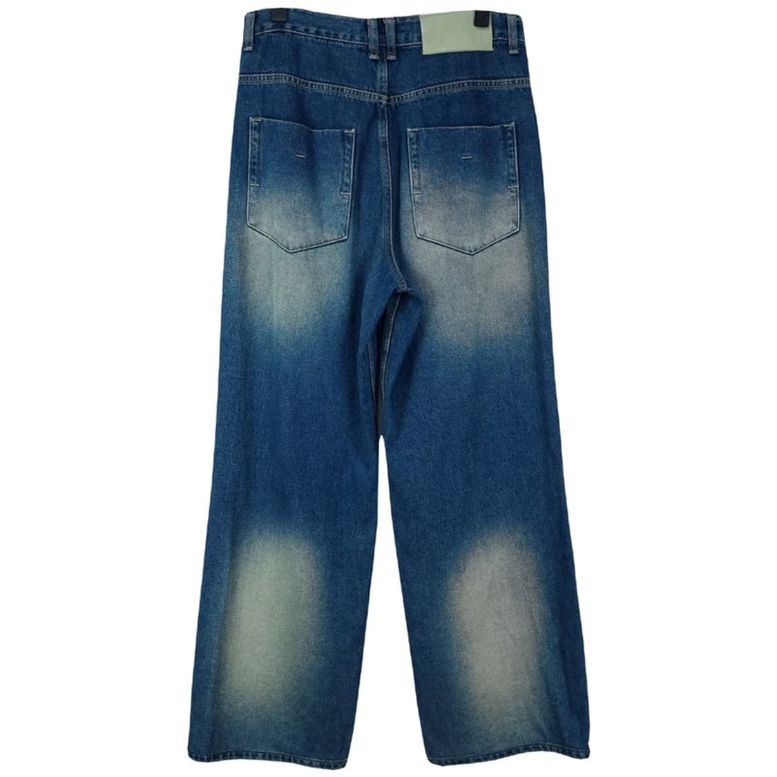 [세터] 브루클린 뉴트로 와이드 워시드 데님 팬츠 레트로블루 M17577 상품이미지3