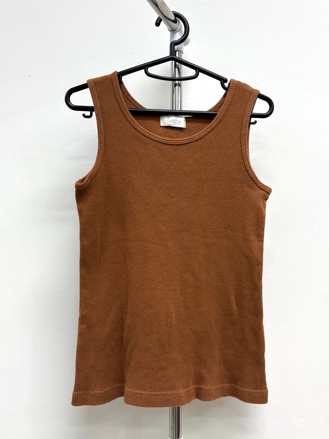 빈티지 브릭 슬리브리스 나시 상품이미지4