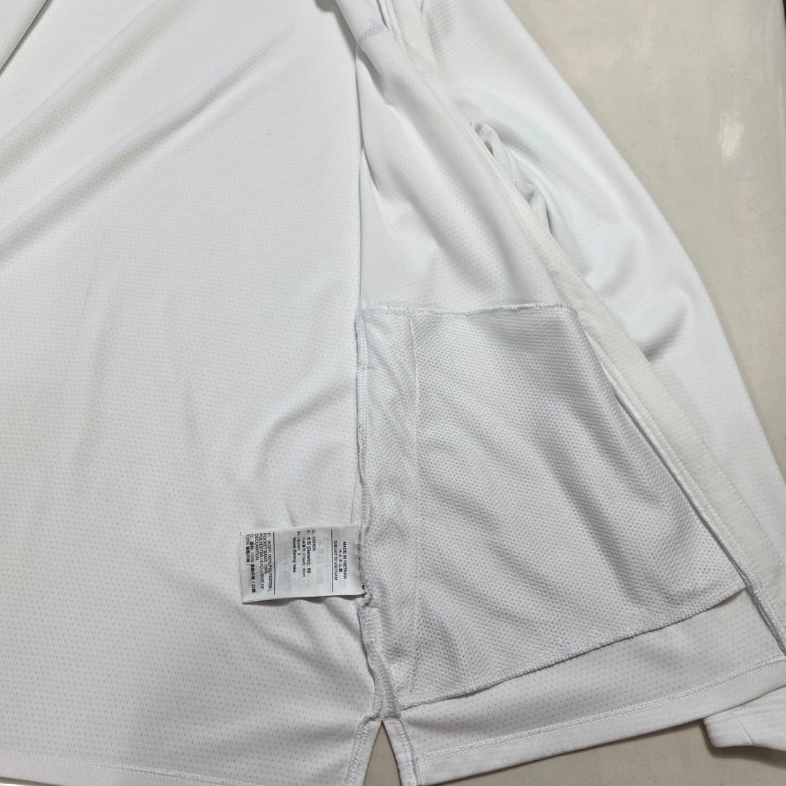 0704 나이키 드라이 핏 UV어드밴티지 풀집 골프 탑 S 상품이미지5