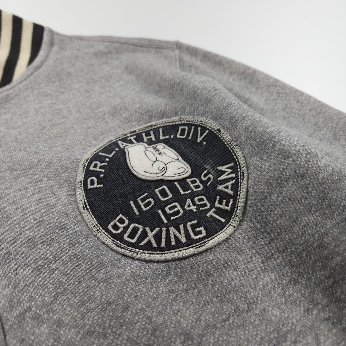 폴로 랄프로렌 신형 뉴욕 복싱 클럽 스웻 바시티 자켓 (S) 상품이미지3