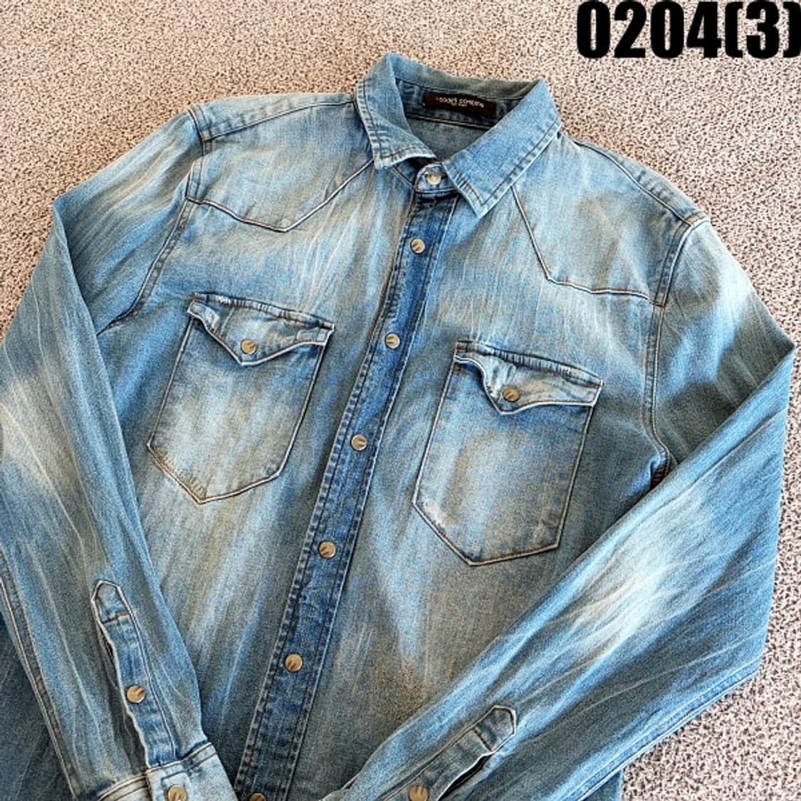 [95] 코데즈컴바인 더블포켓 워싱 대님 셔츠 남방 0204(3) 상품이미지2