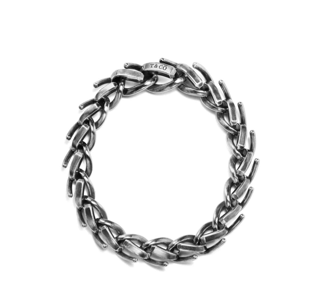 티파니 포지 미디엄 링크 블랙스털링 상품이미지3