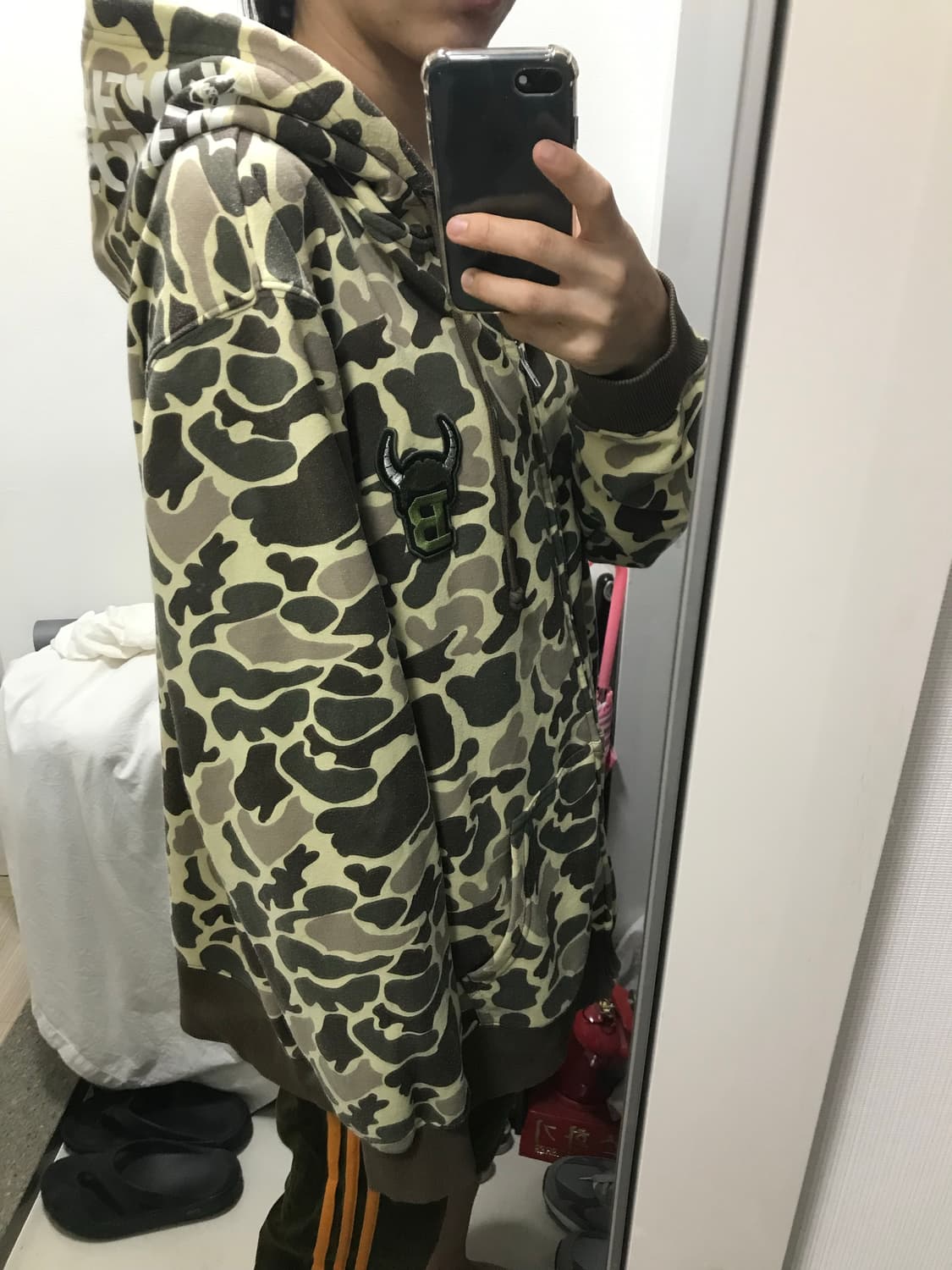 빈티지 밀리터리 후드집업 상품이미지1