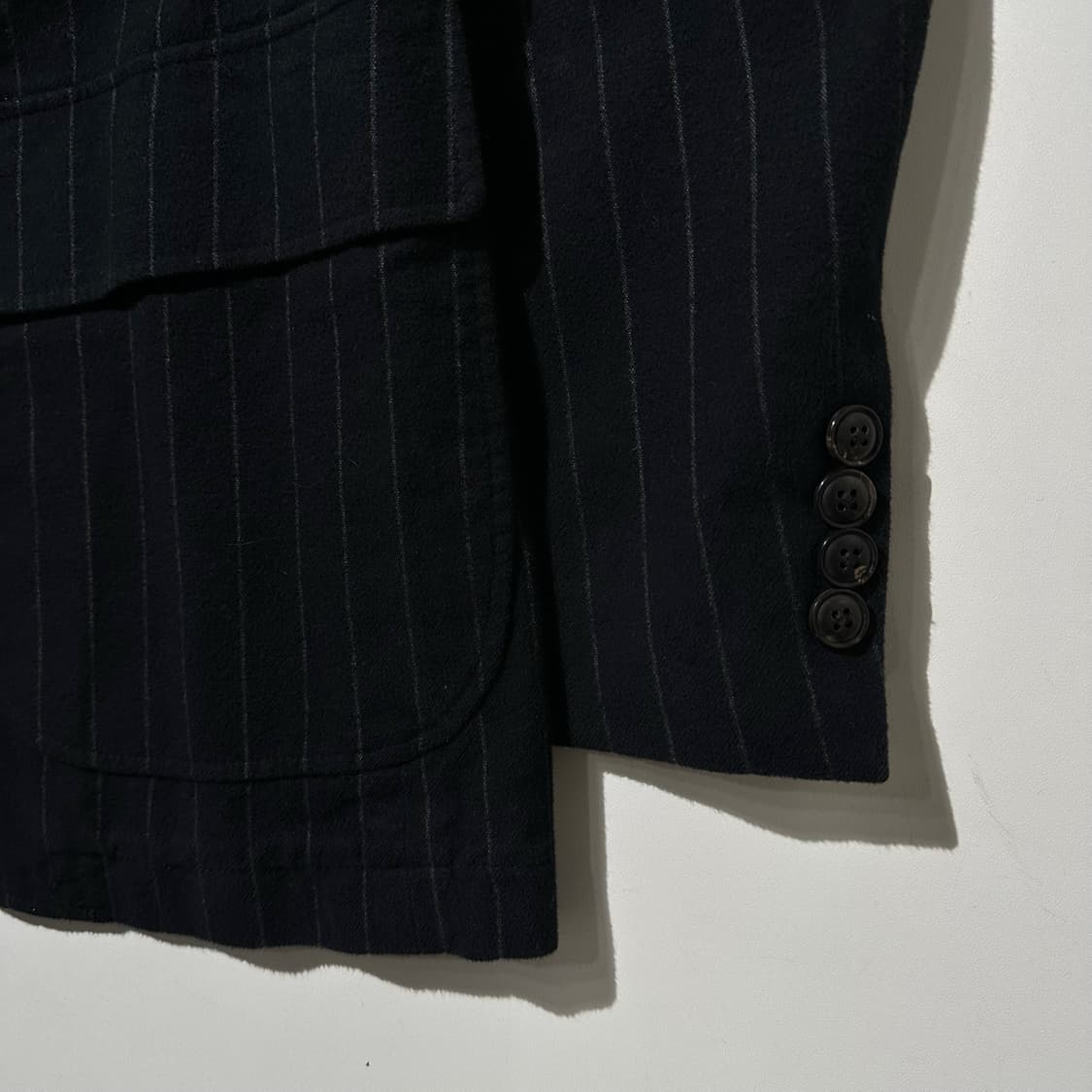 폴로 랄프로렌 스트라이프 싱글 3B 블레이저 자켓 블랙 상품이미지5