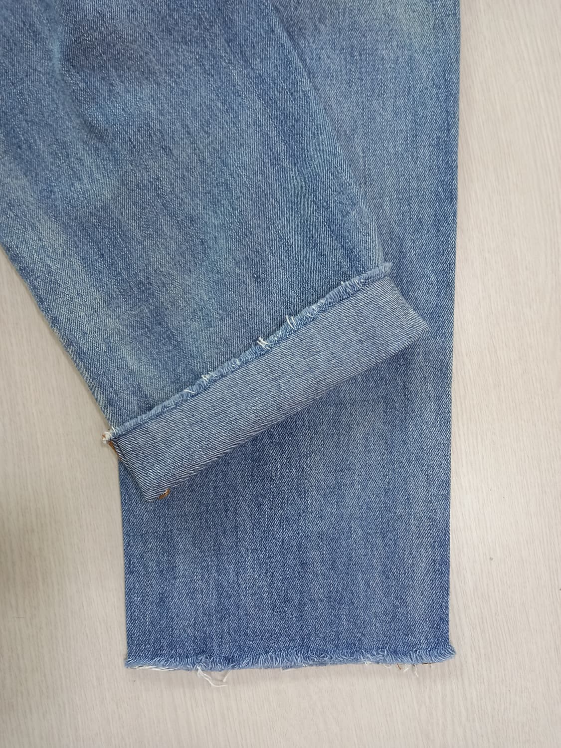 32 FATALISM Kor 여성용 테이퍼드핏 일자 크롭진 32-268 상품이미지6