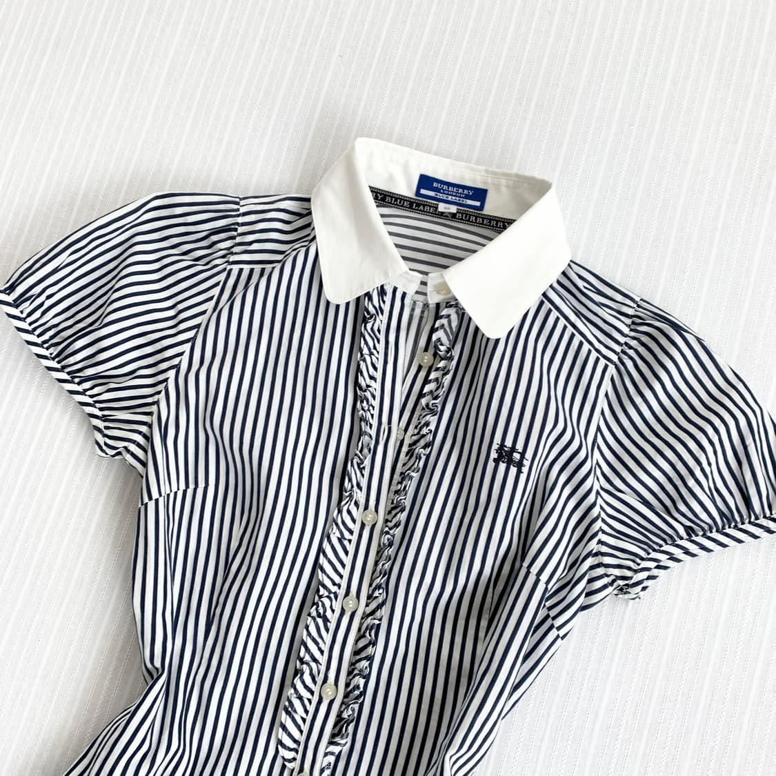 Burberry ♥ 버버리 네이비 스트라이프 공주핏 블라우스 상품이미지2