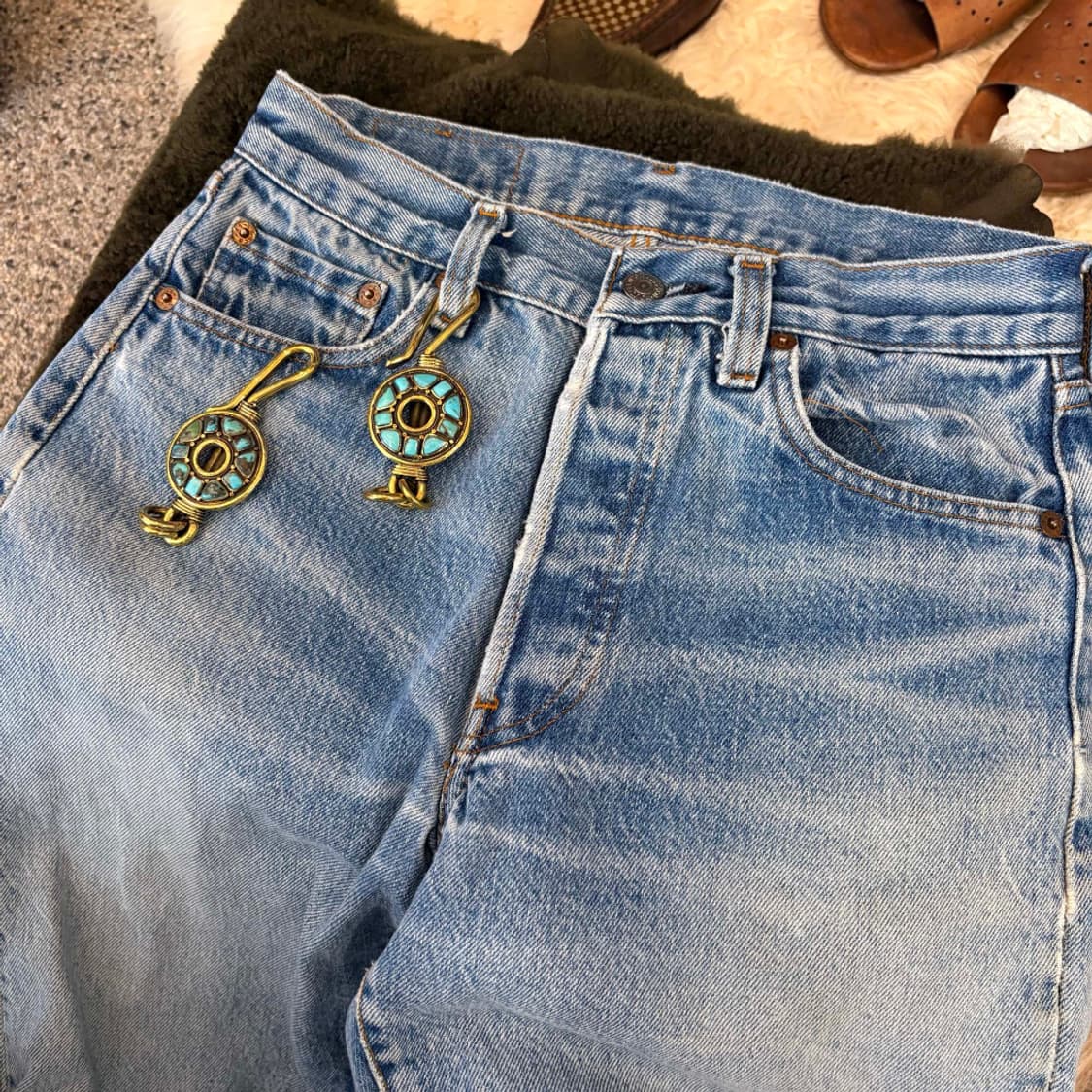 네이티브아메리칸 스타일 핸드메이드 키홀더  상품이미지8