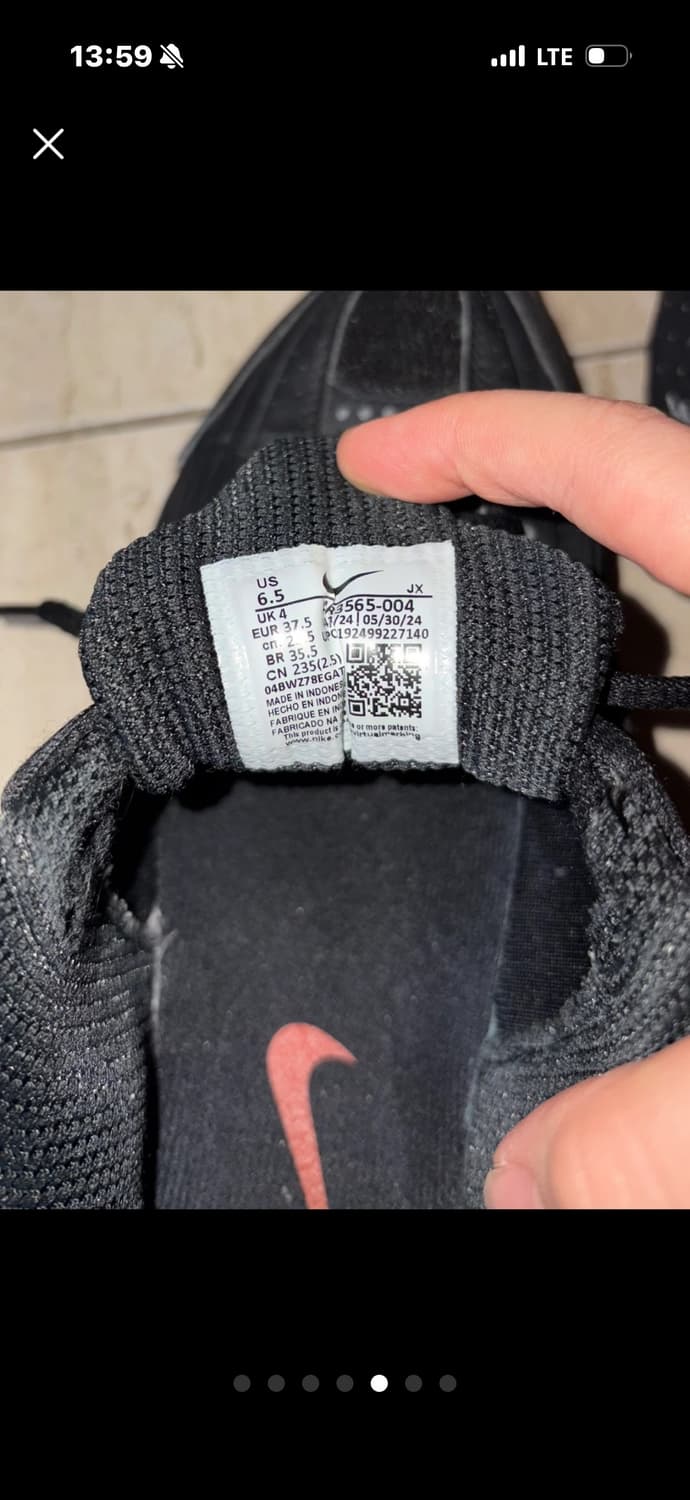 나이키 샥스 r4 블랙 235 상품이미지5