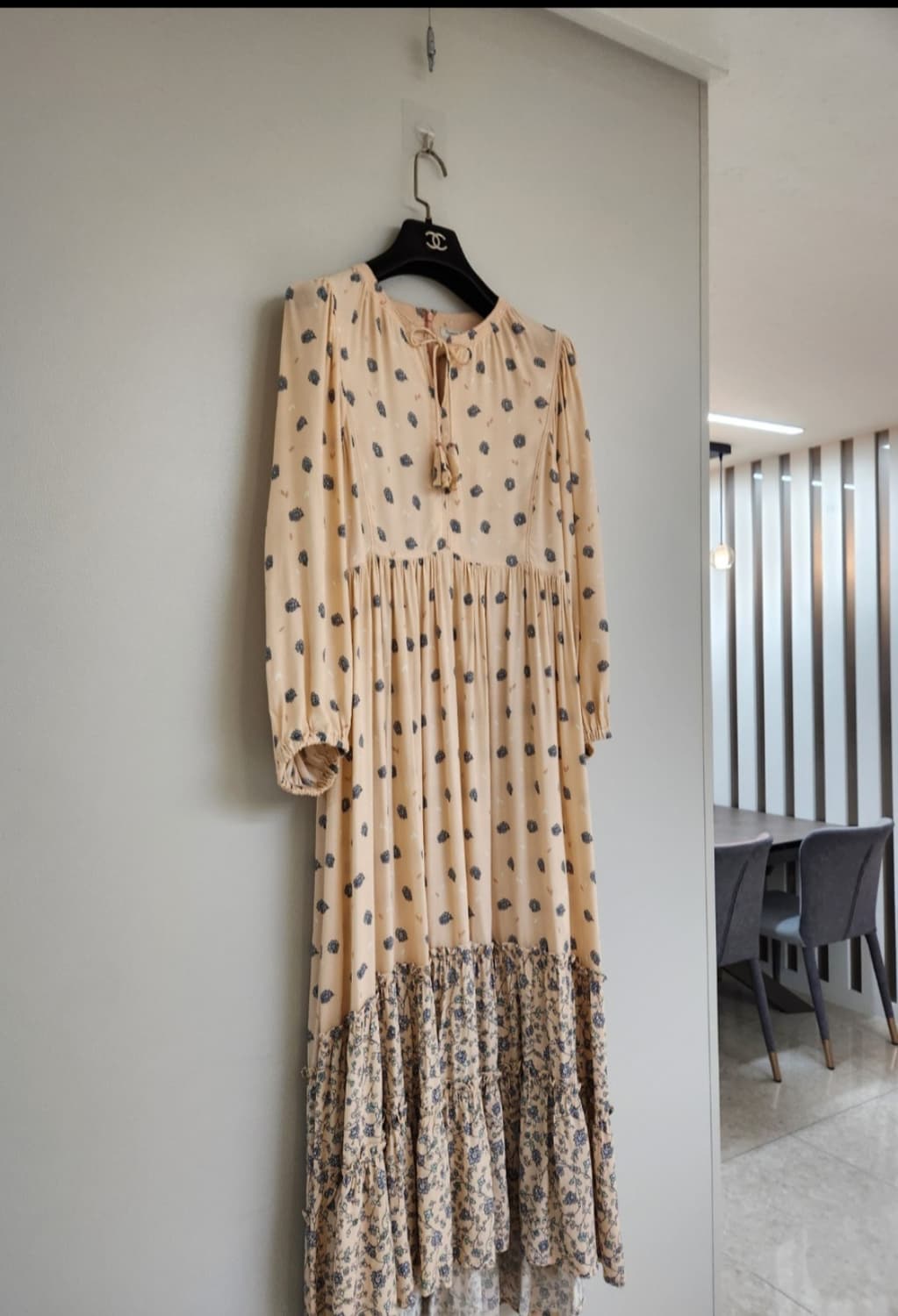 (스킨 베이지 색상)써스데이아일랜드 롱원피스 S사이즈 상품이미지7