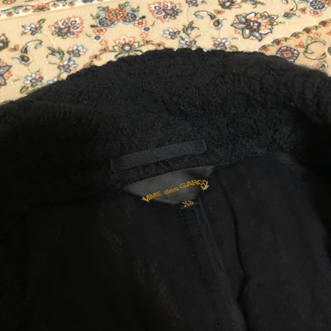 꼼데가르송 절개 러플 코트 상품이미지4