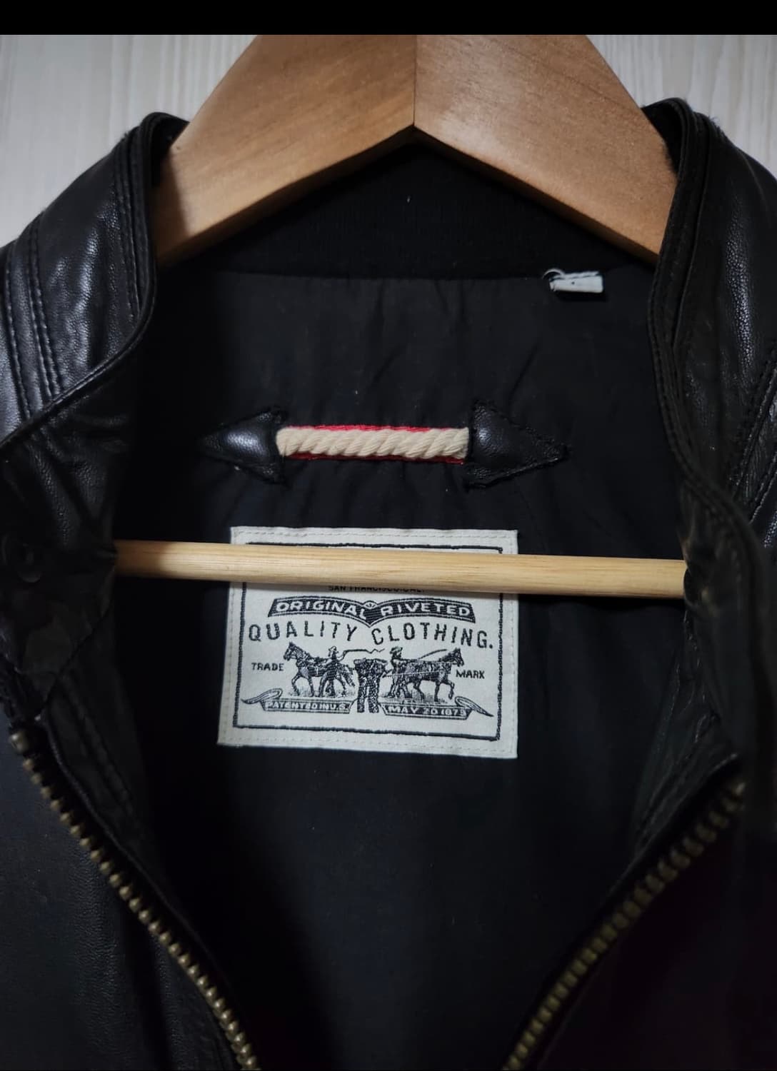 리바이스 염소가죽 가죽자켓 상품이미지5