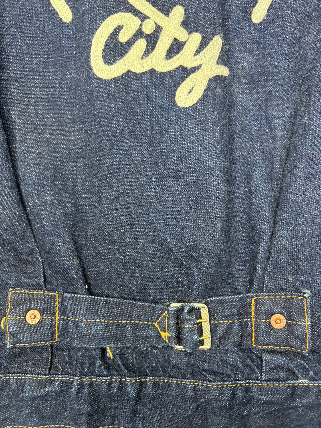 빈티지 90s 슈가케인 SUGAR CANE 대전 1세대 데님 자켓 40 상품이미지9