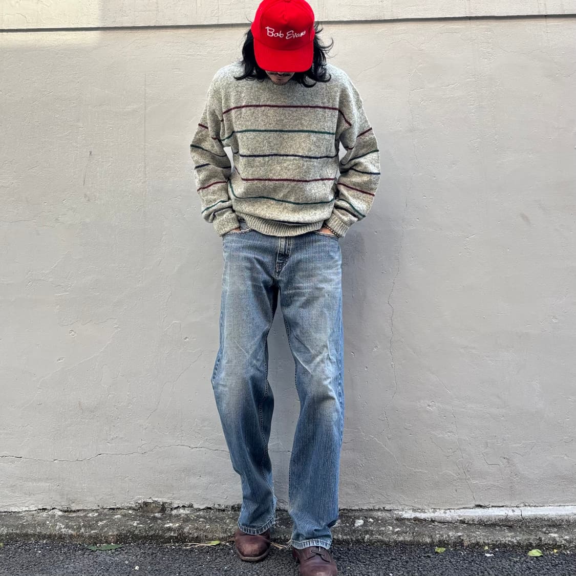 80년대 미국 에디바우어 헤비울 스웨터 상품이미지10