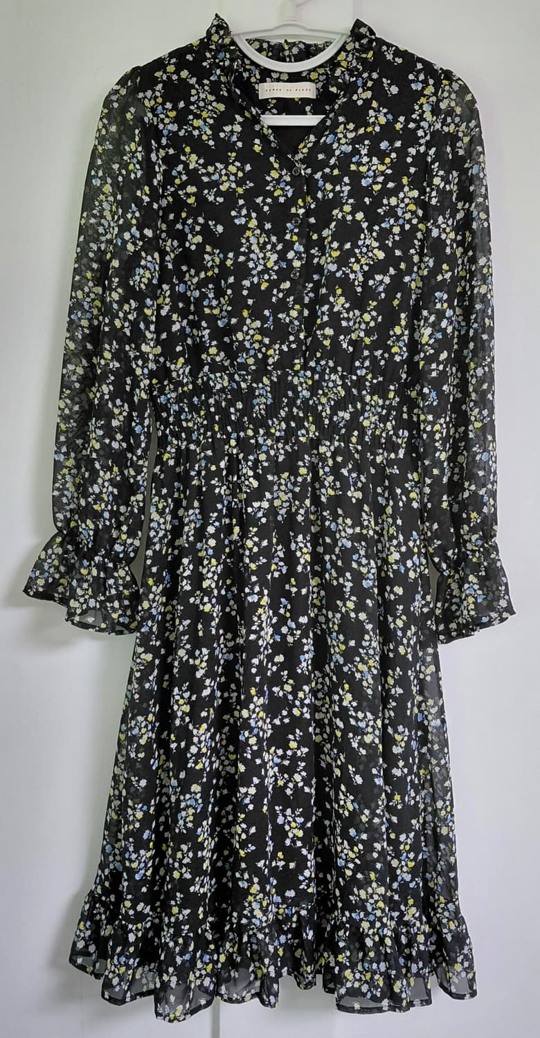 [FREE] 센스오브플레이스 어반리서치 플라워 셔링 롱 원피스 상품이미지2