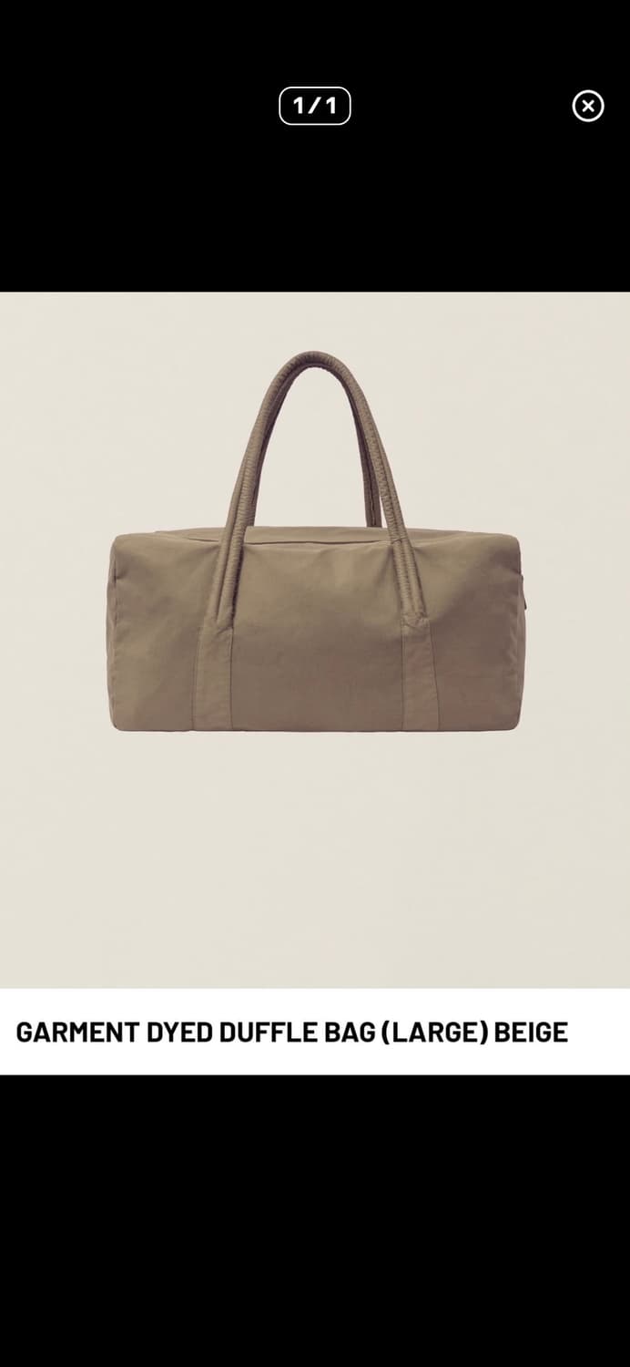 누마레 ee 베이지 보스턴 백 L 상품이미지1