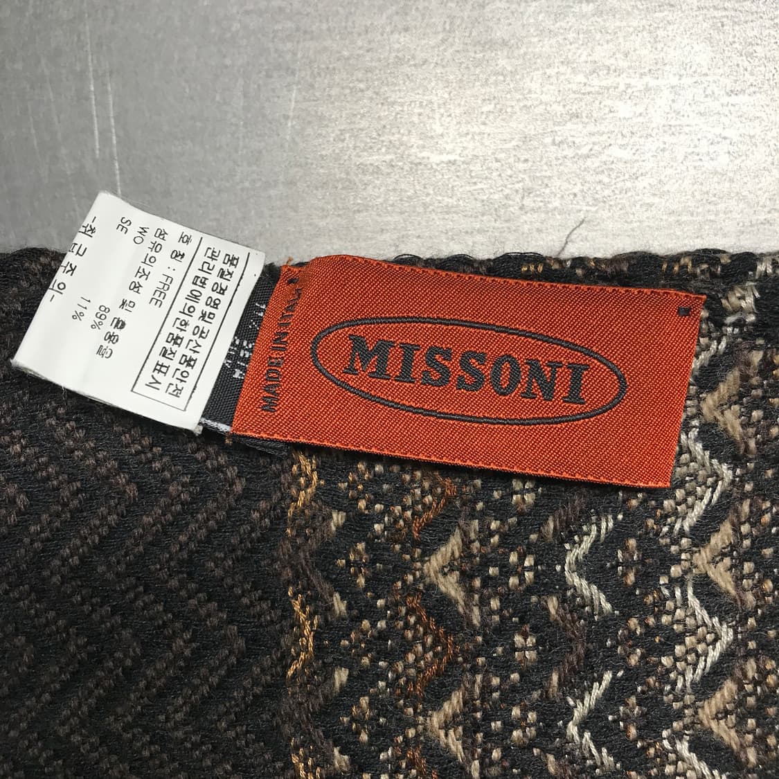 미쏘니 머플러 브라운 상품이미지4