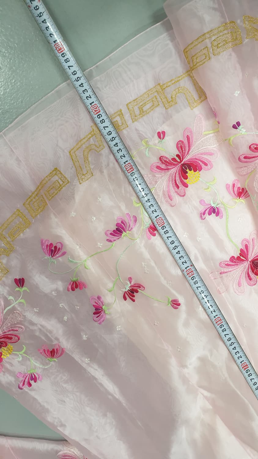 꽃 자수 행사한복 상품이미지3