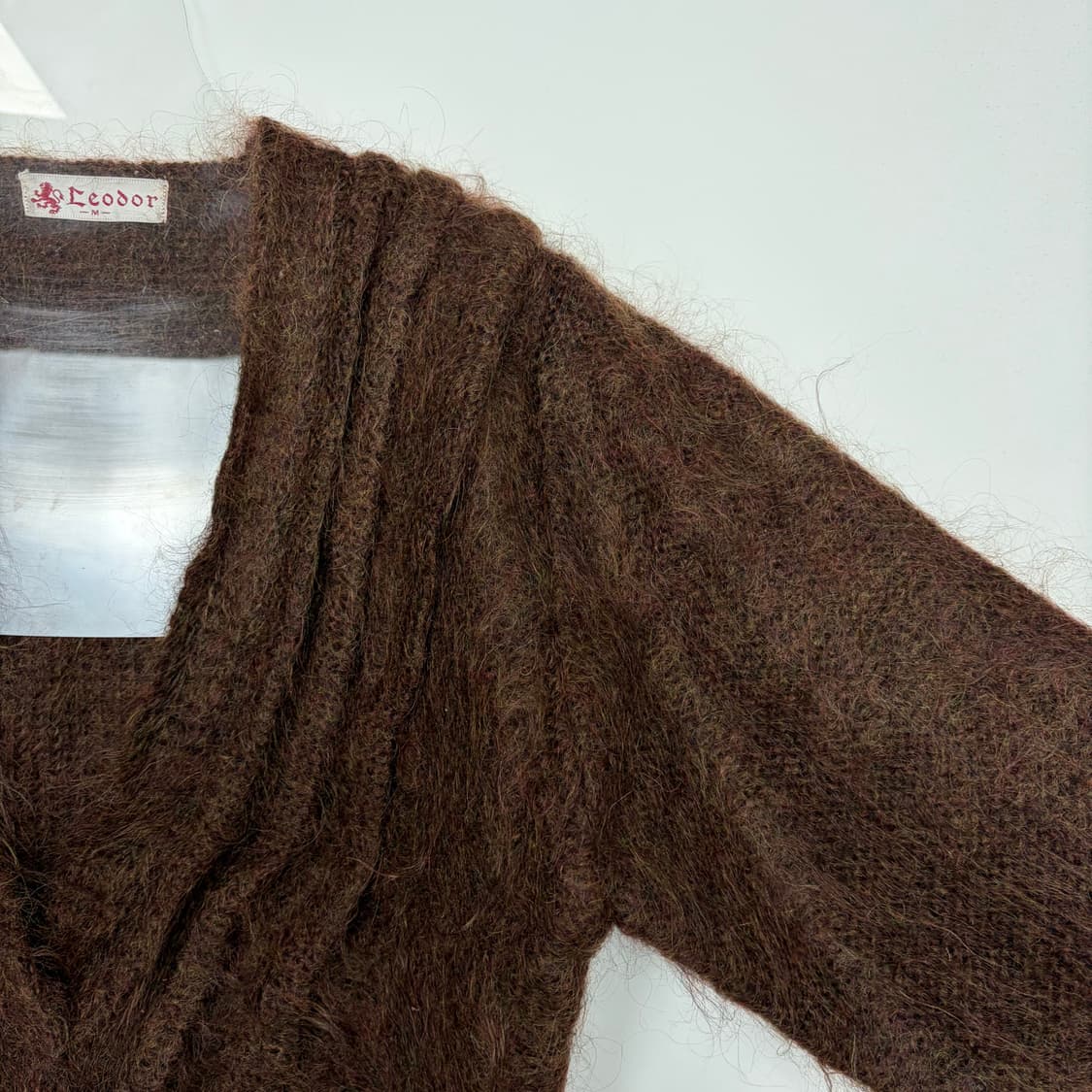 빈티지 니트 모헤어 가디건 자켓 상품이미지4