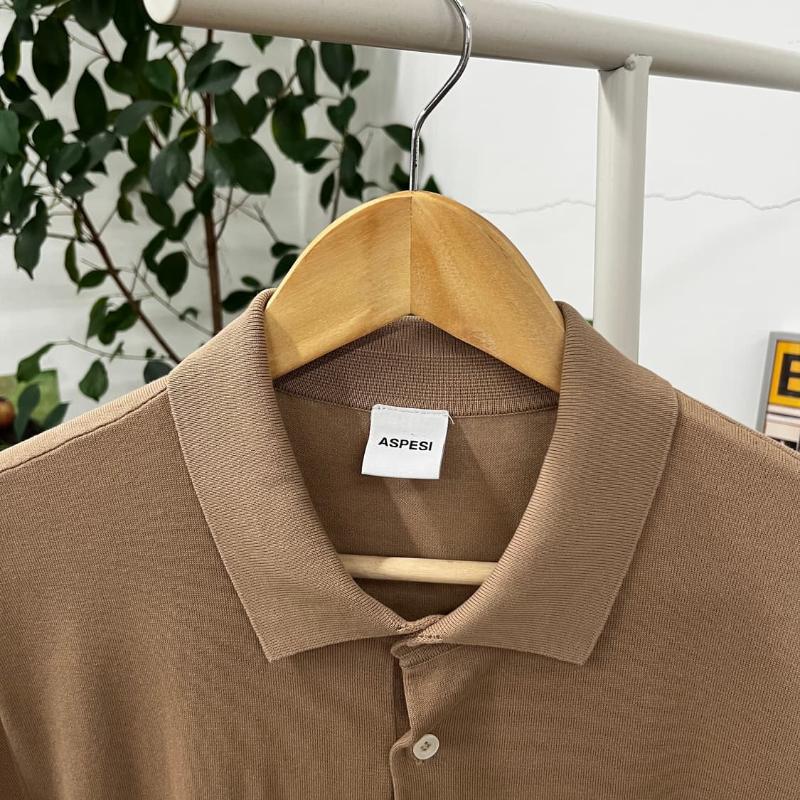 아스페시 코튼 칼라 반팔 니트 52 상품이미지3