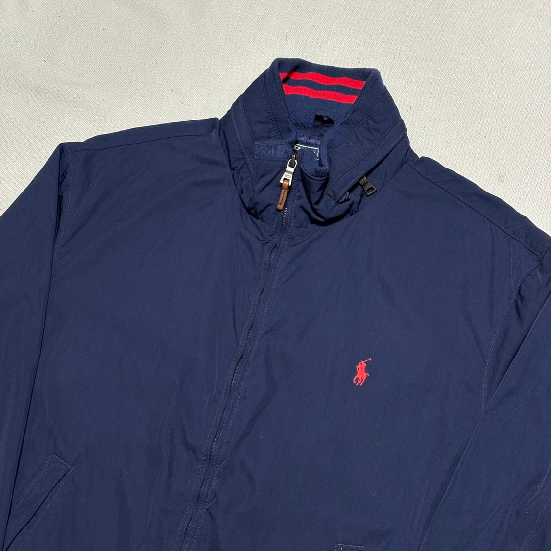 XL 폴로랄프로렌 내장후드 네이비 폴리쉘 페리 자켓 상품이미지1
