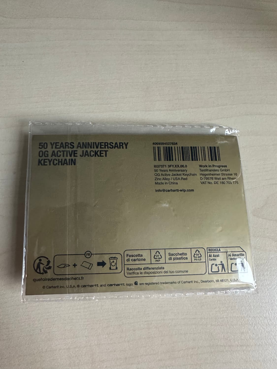 칼하트 워크자켓 50주년 키링 상품이미지2