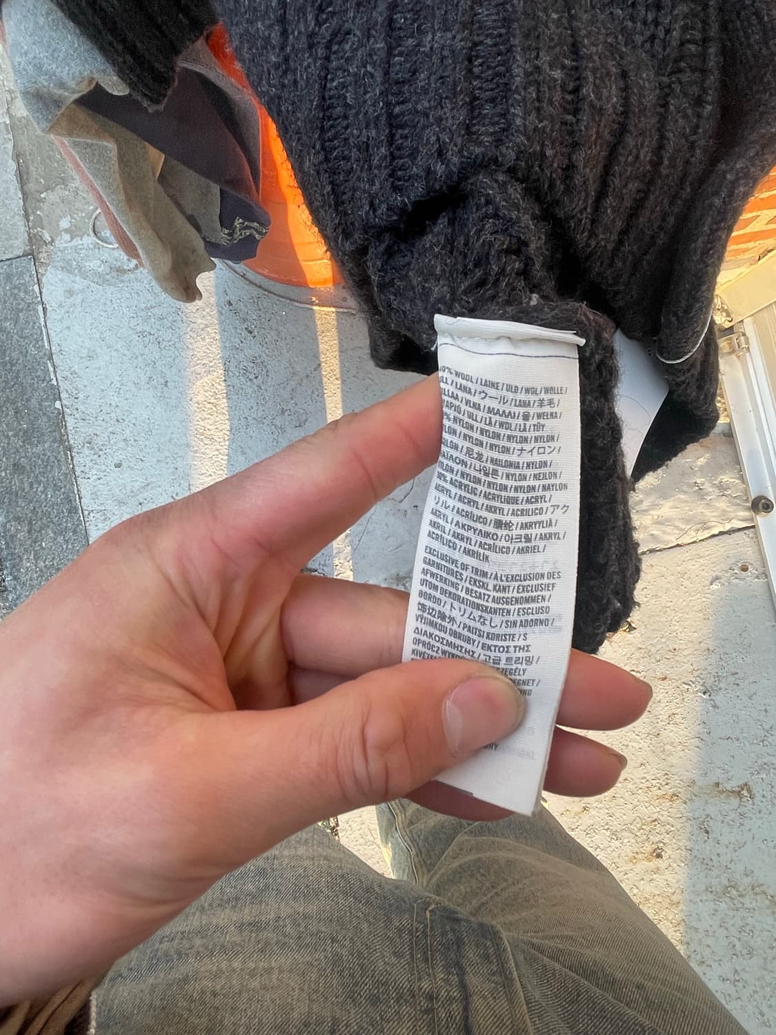 아베크롬비 블랙 케이블 니트 가디건 (공용) 상품이미지7