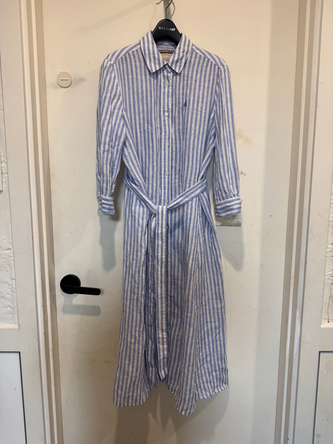 beanpole 빈폴 블루린넨 원피스 상품이미지4