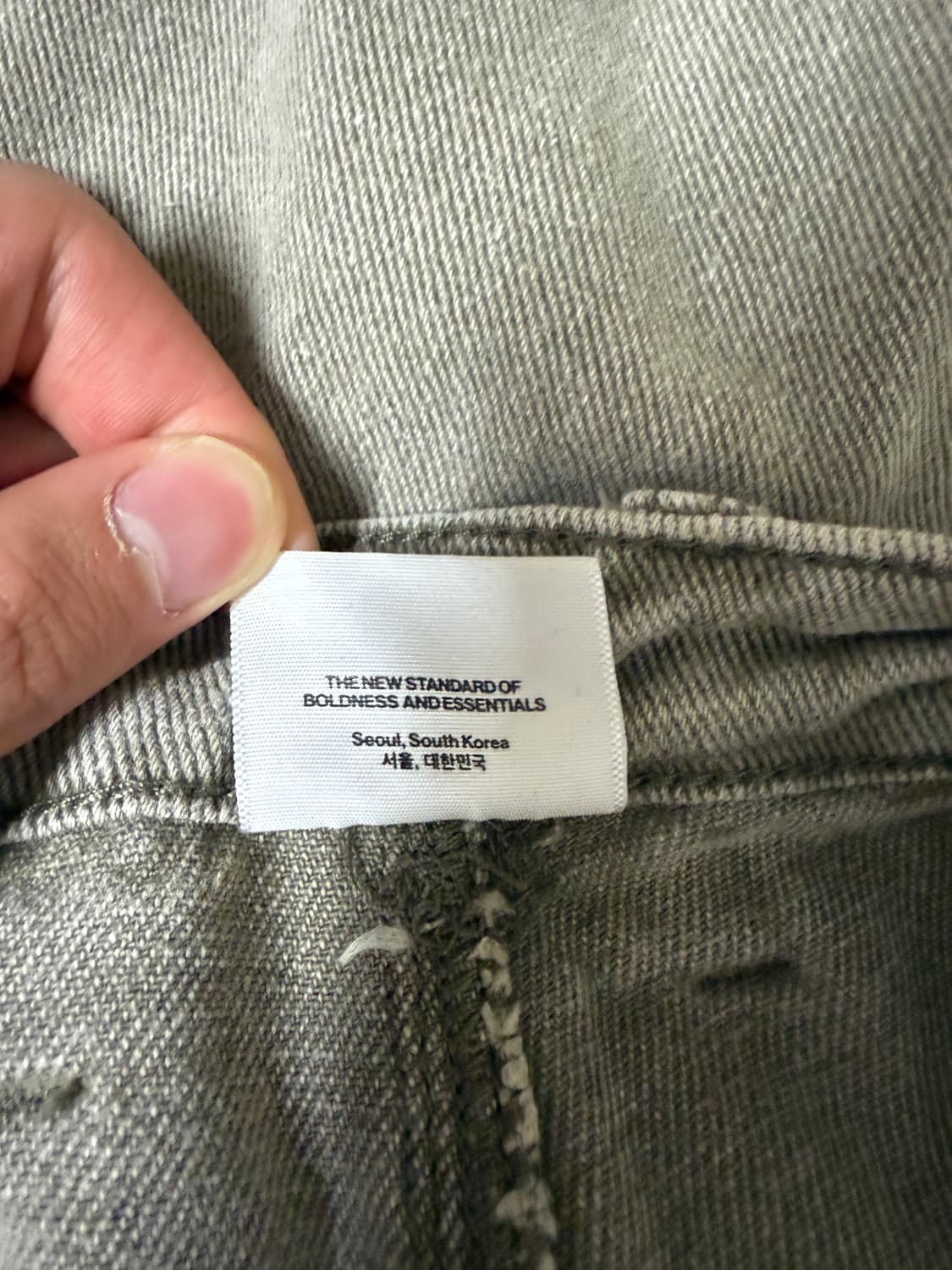 노메뉴얼 C.D.L 버뮤다 팬츠 카키 상품이미지4