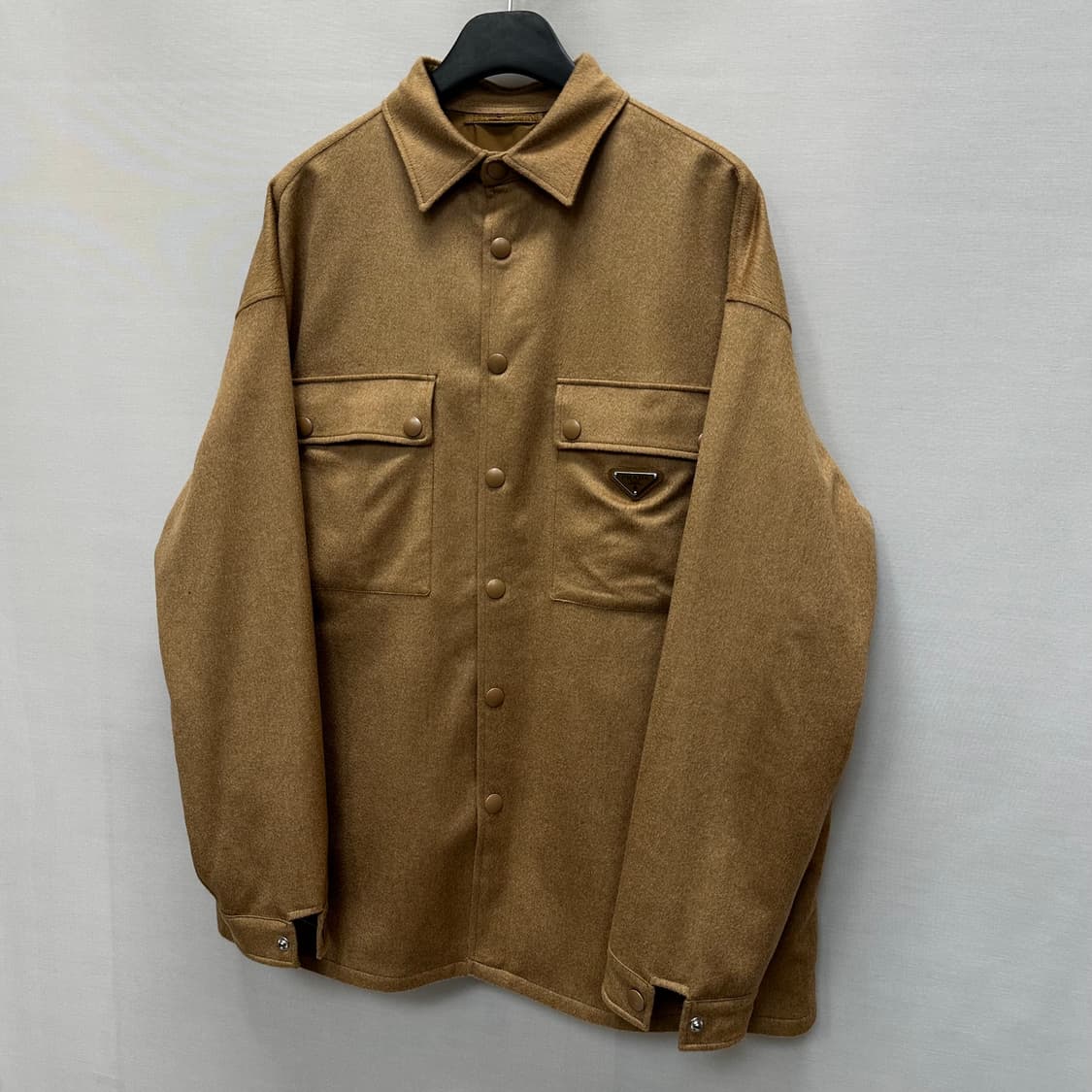 프라다 카멜 헤어 셔츠 자켓 (105 110)  상품이미지3