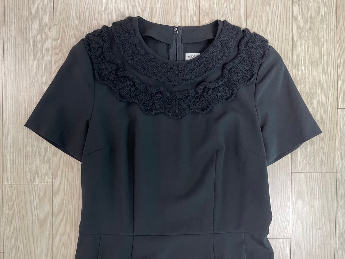 꼼데가르송 로브드 샹브레 데코 원피스 AD2000 상품이미지2