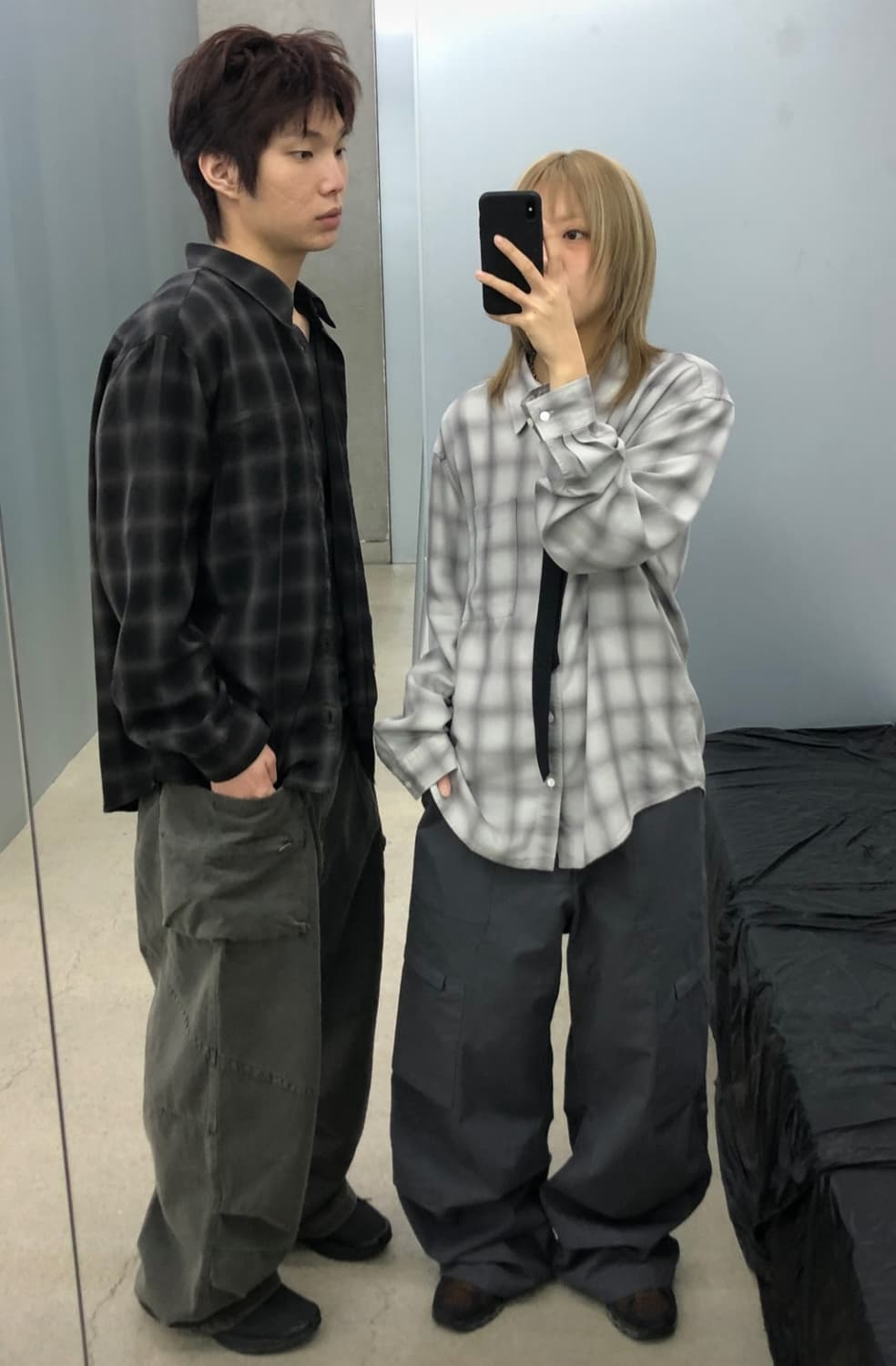 (유일매물) 해칭룸 뮤지엄 셔츠 텐셀 옴브레 포그 4 상품이미지2