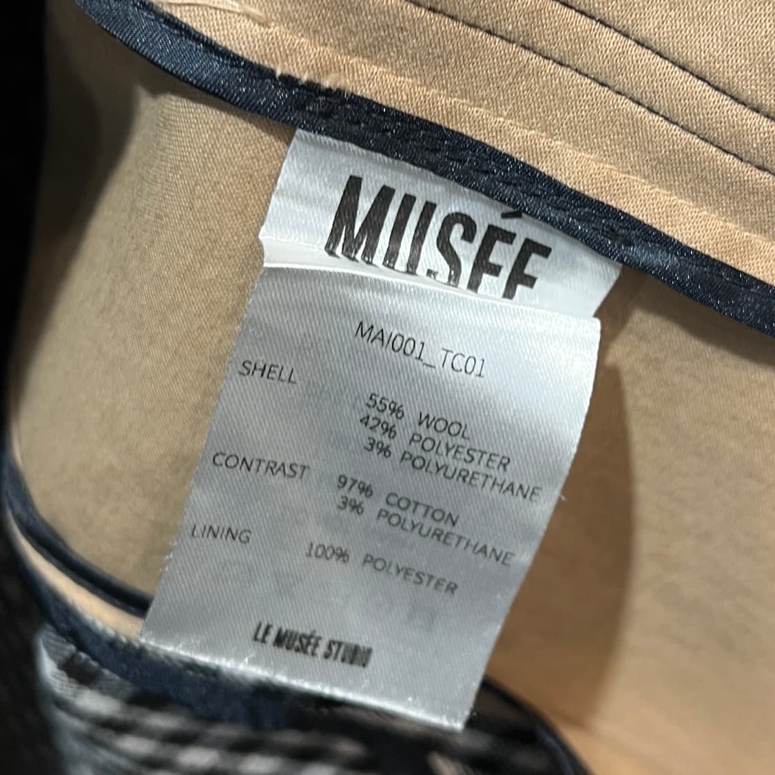 MUSEE 뮤제 체크 롱 트렌치 코트 상품이미지4