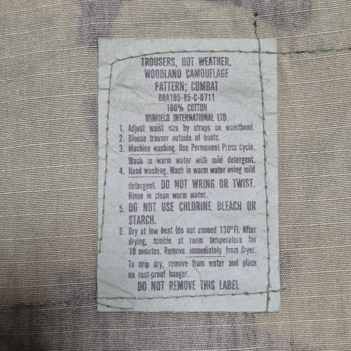 [M]미군 우드랜드 BDU  -473 상품이미지3