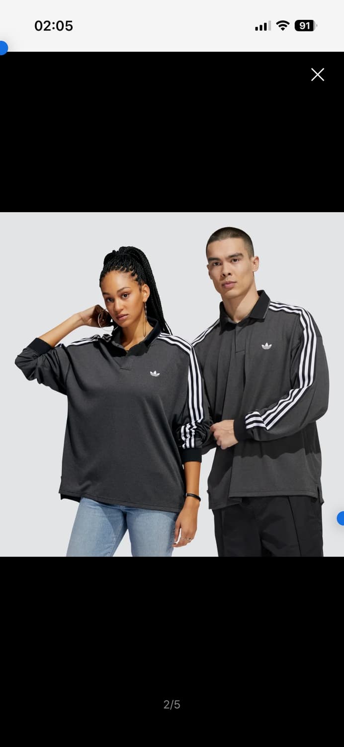 3xl) 아디다스 긴팔 폴로 저지 HK9902 상품이미지1