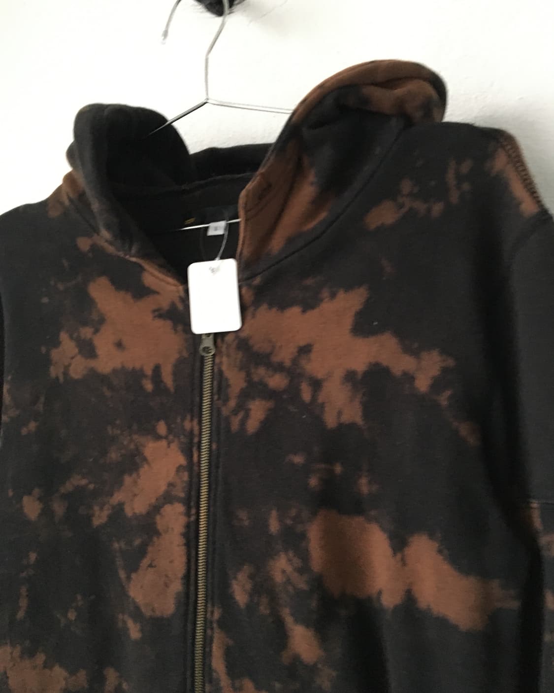 Back printing dyed hood zip up 상품이미지3