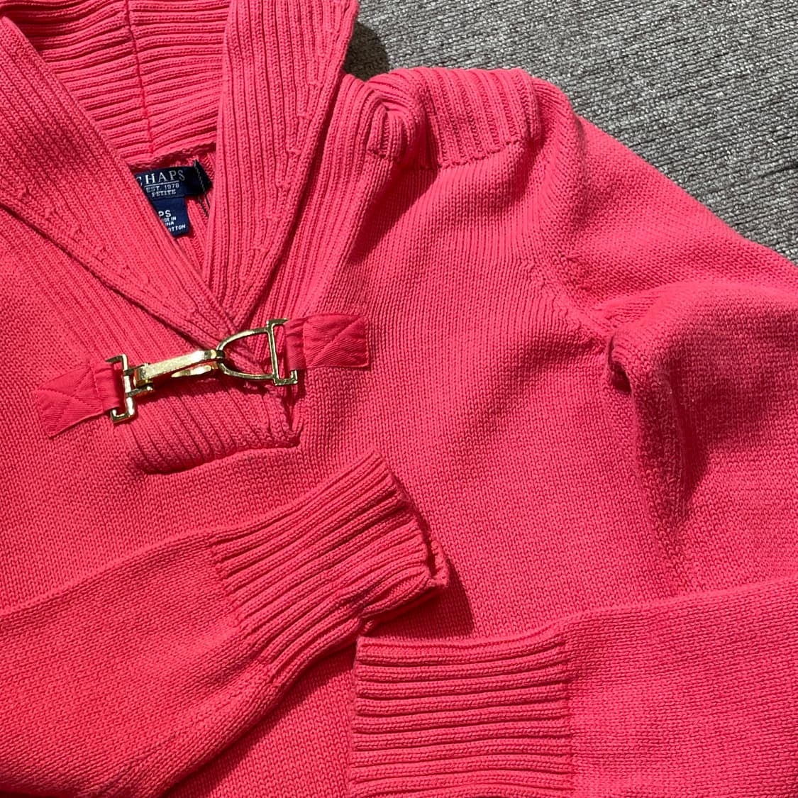 (S) CHAPS 챕스 숄카라 니트  상품이미지6