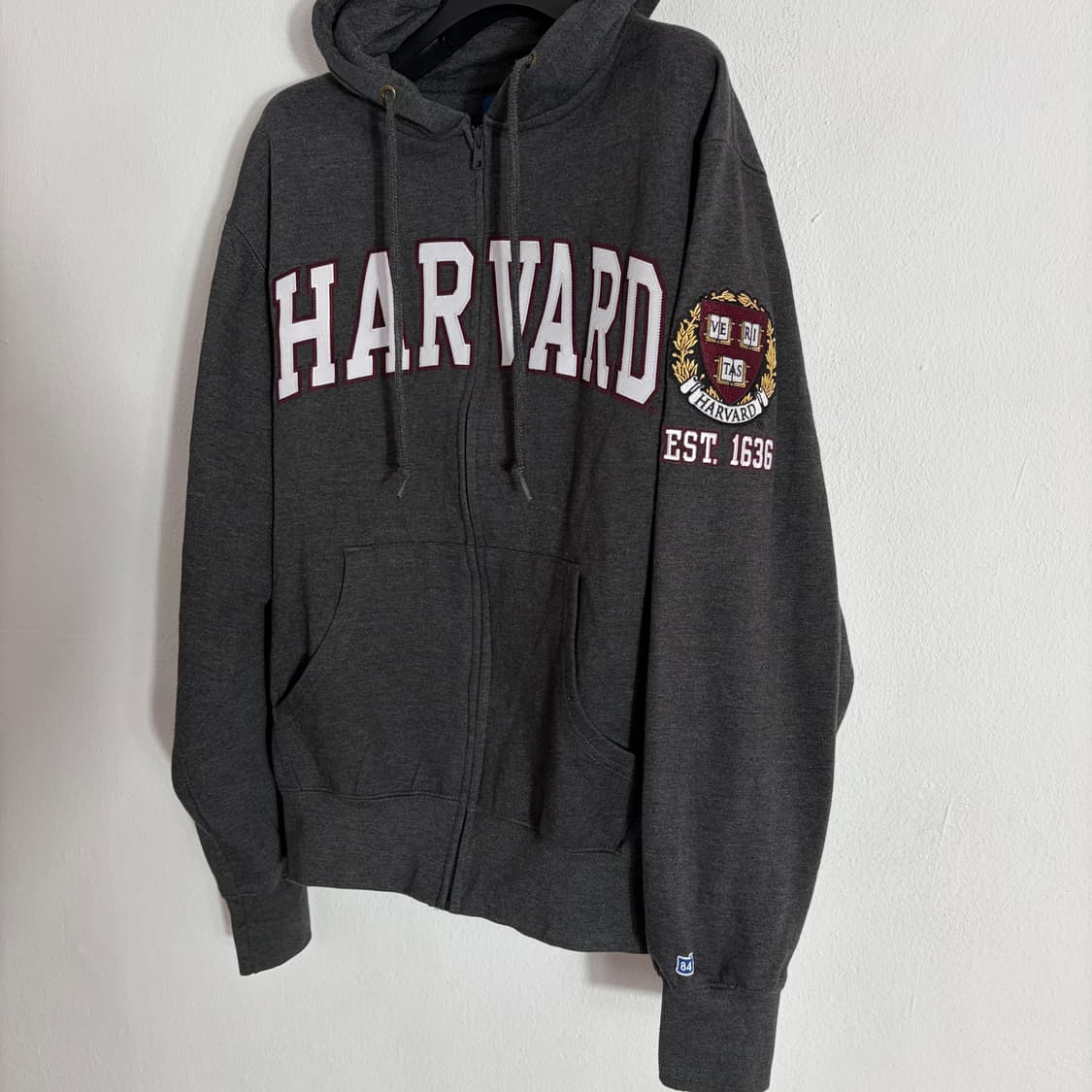 잔스포츠 Harvard 기모 후드집업 차콜(S) 상품이미지6