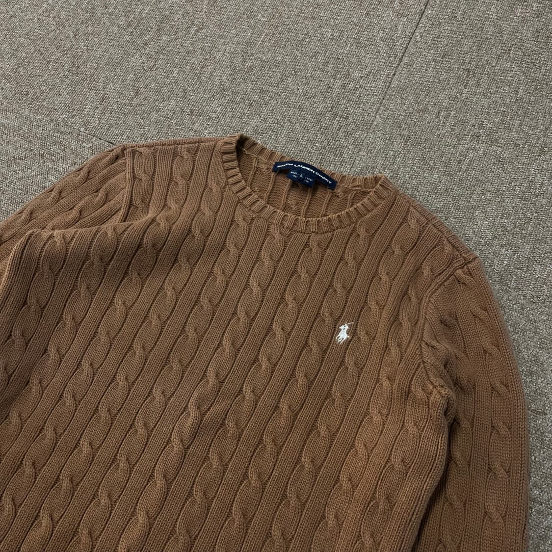 폴로 랄프로렌 꽈배기 니트 상품이미지3