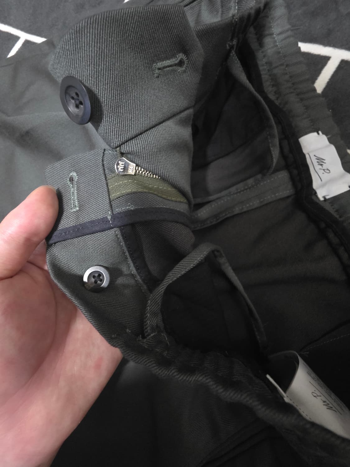 MrP. 밴딩 코튼팬츠 상품이미지6