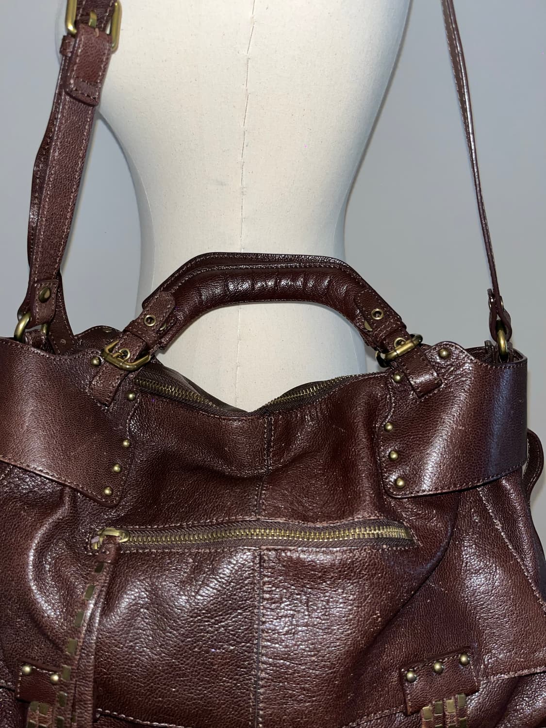 Kooba Red Brown Shoulder Bag 상품이미지6