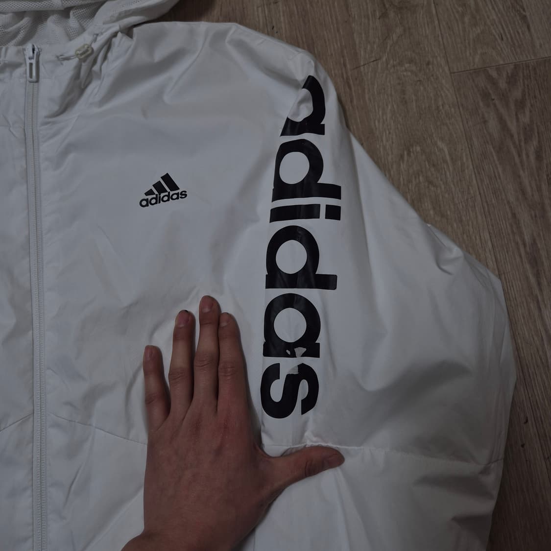 아다다스 올드스쿨 후드 바람막이 자켓 S(90) 상품이미지4