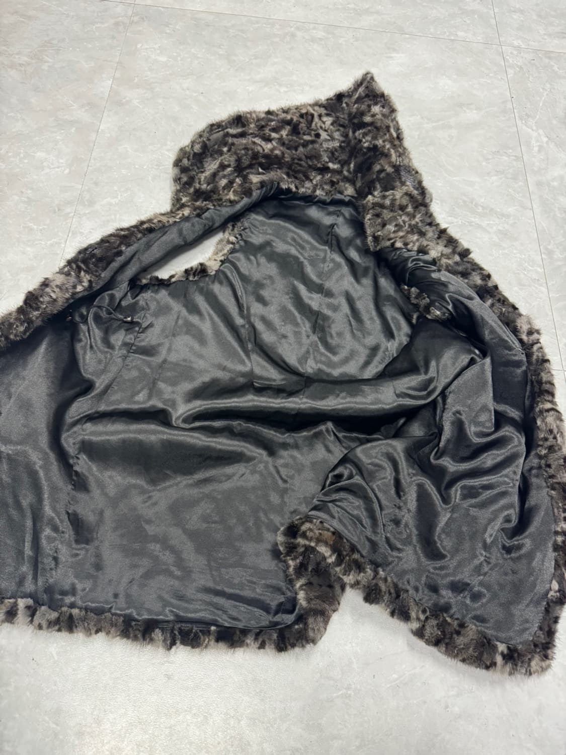 호피 밍크 조끼 상품이미지4