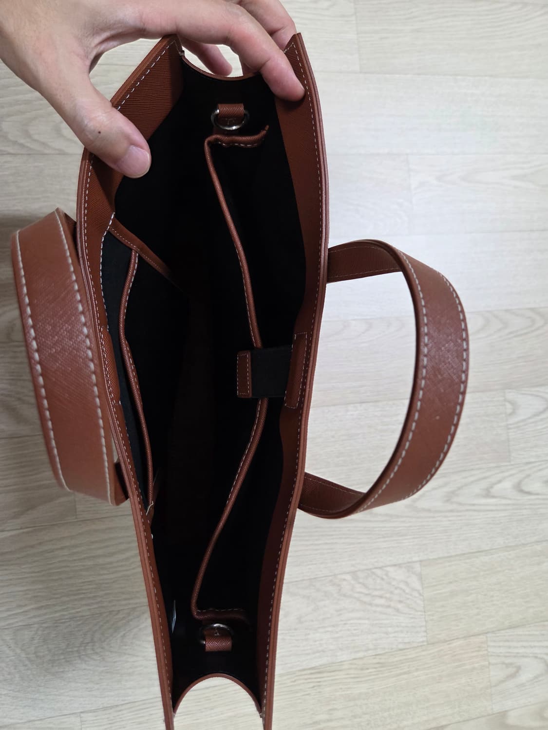 프록시엘 호리존 토트백 브라운 상품이미지3