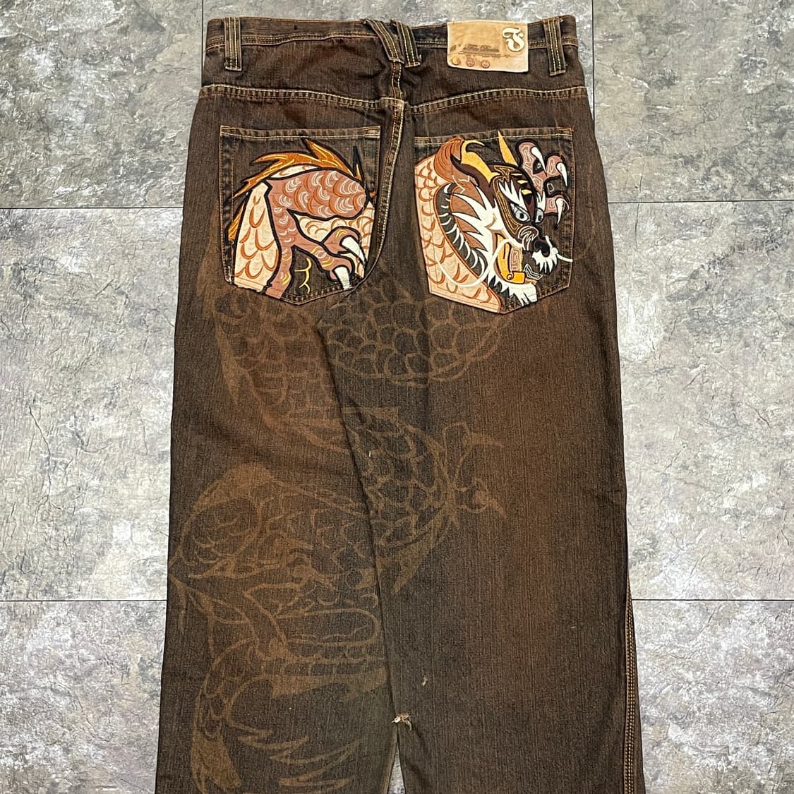BAREFOX DENIM 자수 데님 팬츠 상품이미지2