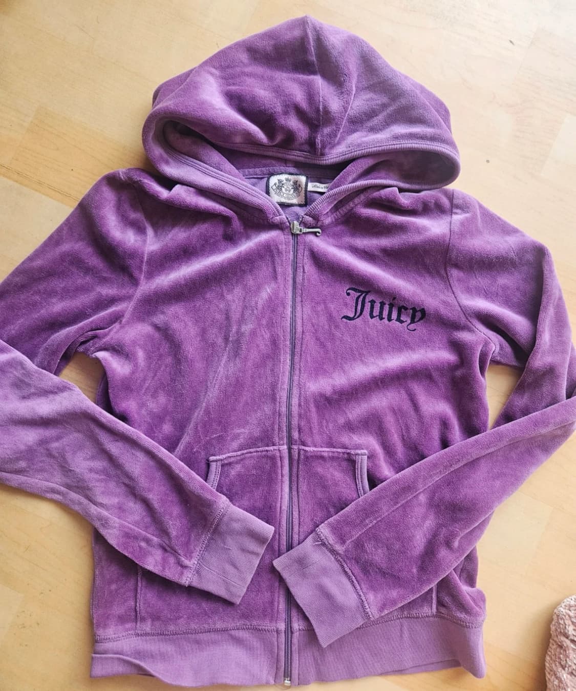 쥬시꾸뛰르 벨벳 트레이닝 세트 퍼플 상품이미지4