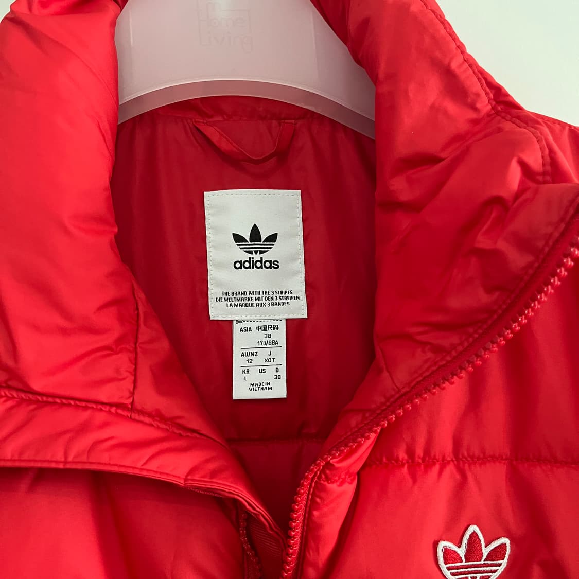 아디다스 파이어버드 레드 푸퍼 패딩 자켓 상품이미지7